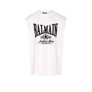 Balmain Men Balmain 1945 Print Tank Top